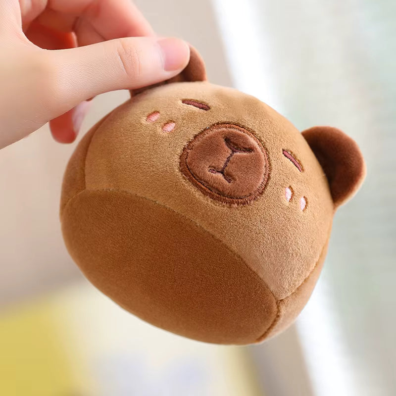 Cute Capybara Plush Bag – Soft Cartoon Animal Cuddle Pillow