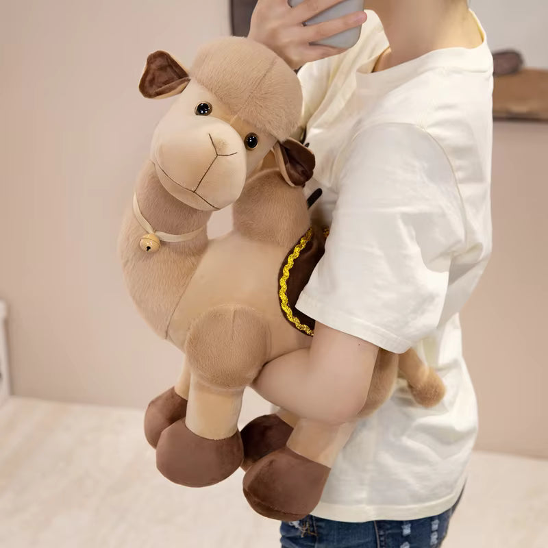 Kawaii Camel Plush Toy – Soft Stuffed Desert Animal