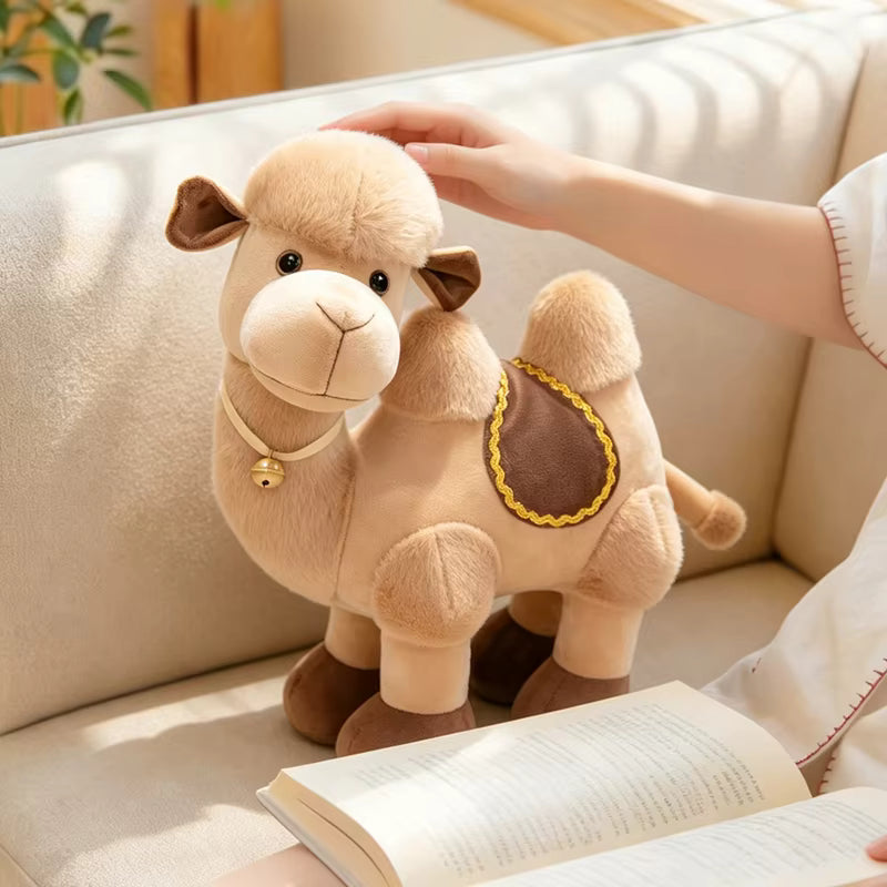 Kawaii Camel Plush Toy – Soft Stuffed Desert Animal