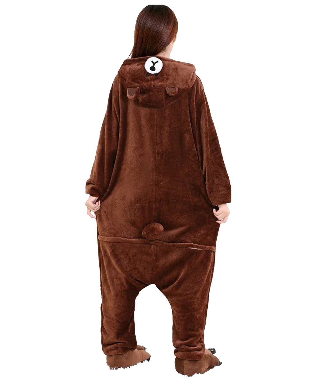 Cute Brown Teddy Bear and Kumamon Kigurumi Onesie Cosplay Halloween Costumes for Adults
