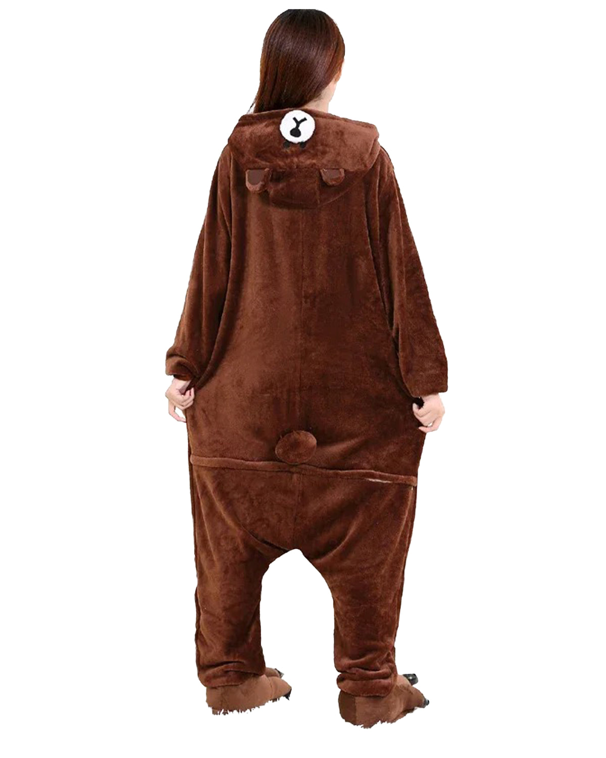Cute Brown Teddy Bear and Kumamon Kigurumi Onesie Cosplay Halloween Costumes for Adults