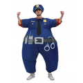 Inflatable Police Officer Costume – Funny Adult Halloween Outfit