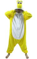 Yellow Yoshi Costume Adult Kigurumi Onesie Cosplay Pajamas Unisex Halloween Costume Christmas Sleepwear Party Outfit