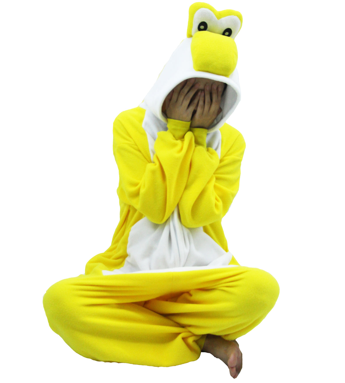 Yellow Yoshi Costume Adult Kigurumi Onesie Cosplay Pajamas Unisex Halloween Costume Christmas Sleepwear Party Outfit