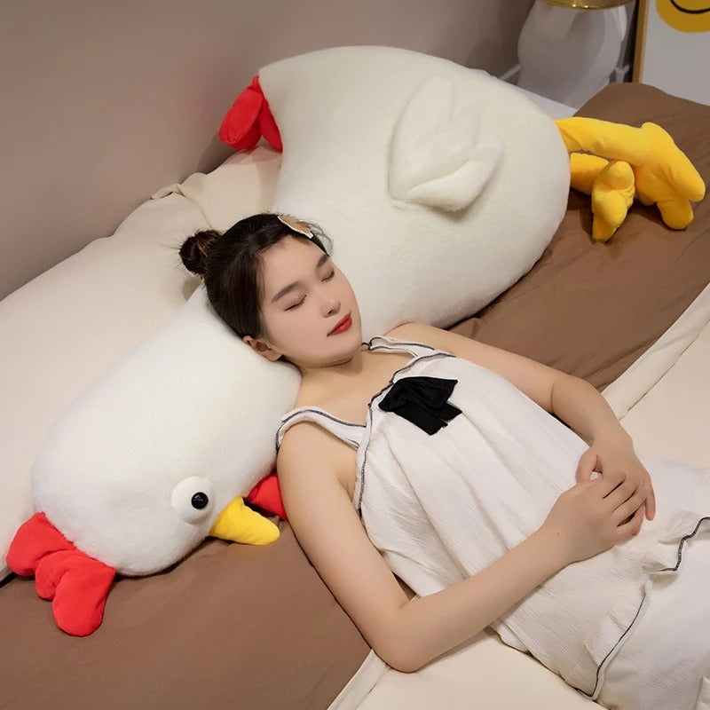 Giant Chicken Plush Toy – Soft Cute Chicken Stuffed Animal