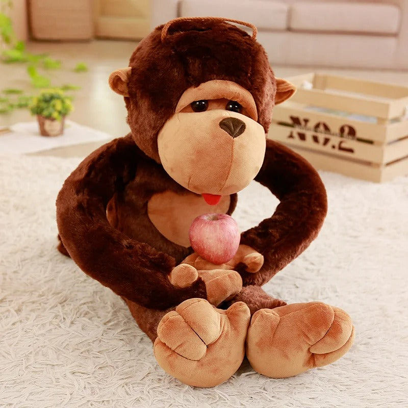 Giant Big Mouth Monkey Plush Toy –  Gorilla Stuffed Pillow