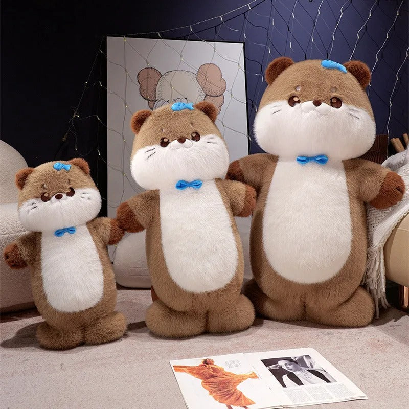 Giant Cute Brown Otter Plush – Soft Cuddly Stuffed Animal