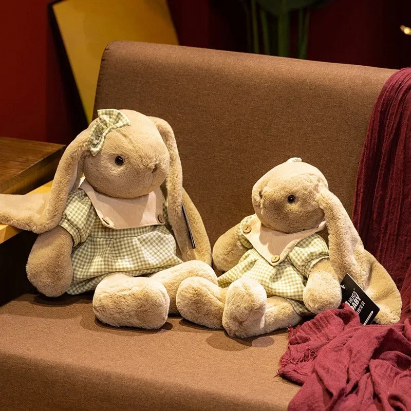 Adorable Bunny Plush Toy – Soft Floppy-Eared Rabbit with Cute Outfit