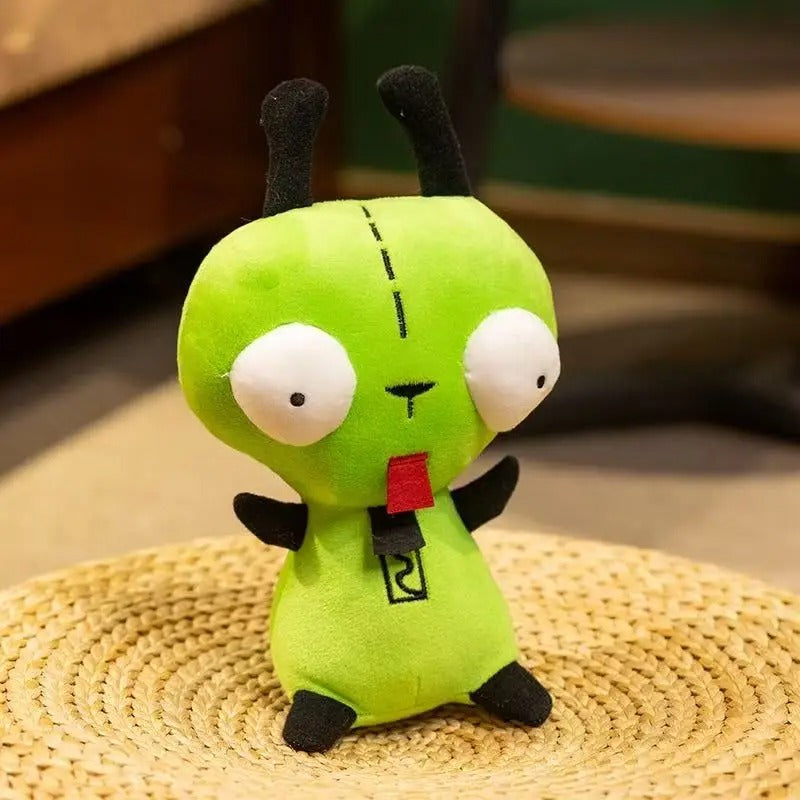Cute Green Alien Plush Toy – Kawaii Space Invader Stuffed Doll
