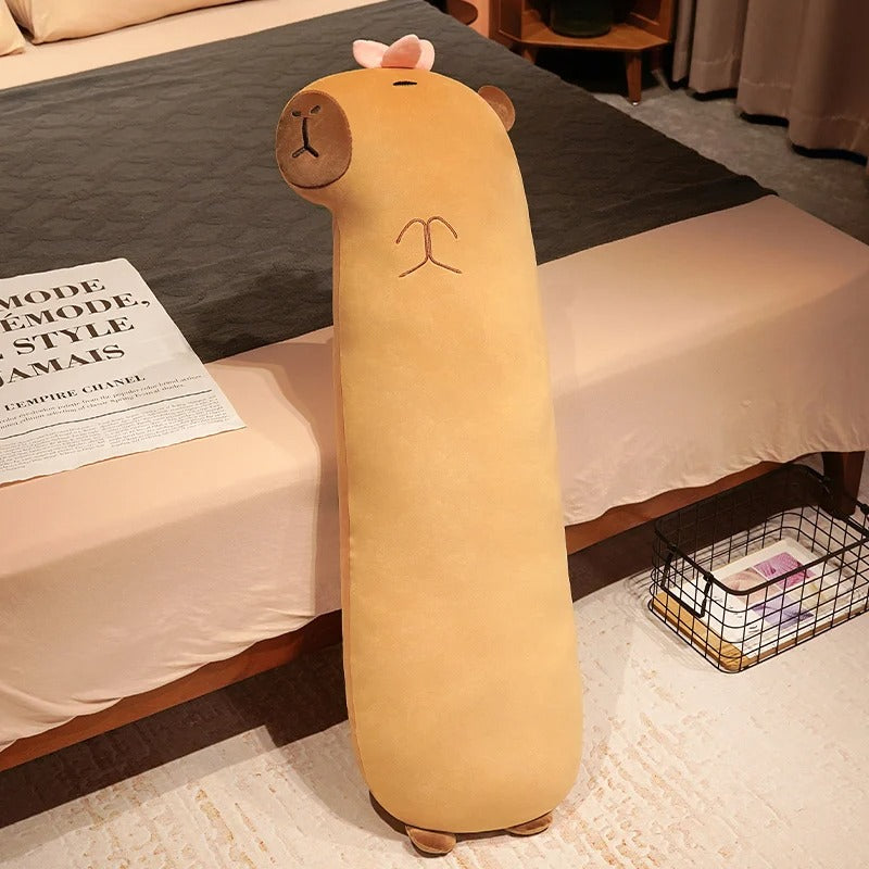 Cute Capybara Long Sleeping Pillow Plush Toy