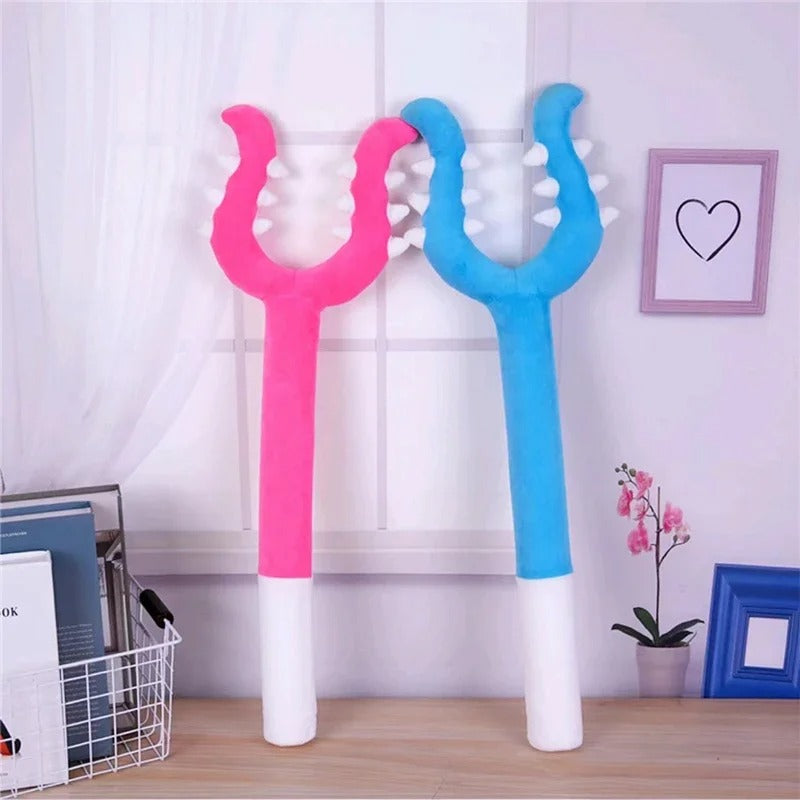 Cute Plush Magic Wand Toy – Soft Interactive Wand for Playful Fun, 70cm Decorative Toy