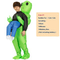 Inflatable Alien Carry Me Costume – Funny Green Alien Halloween Outfit