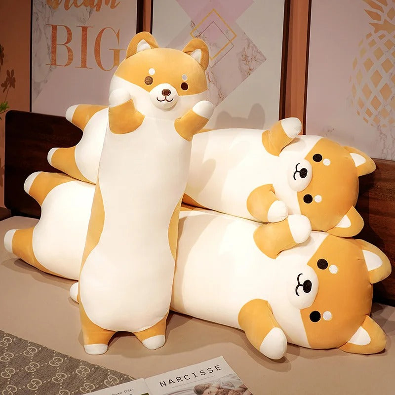 Cute Shiba Inu Plush Pillow – Soft Cuddly Dog Toy