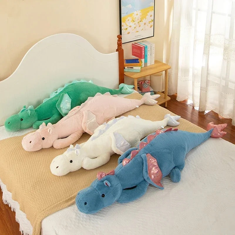 Giant Dragon Plush Toy – Soft Dinosaur Stuffed Animal