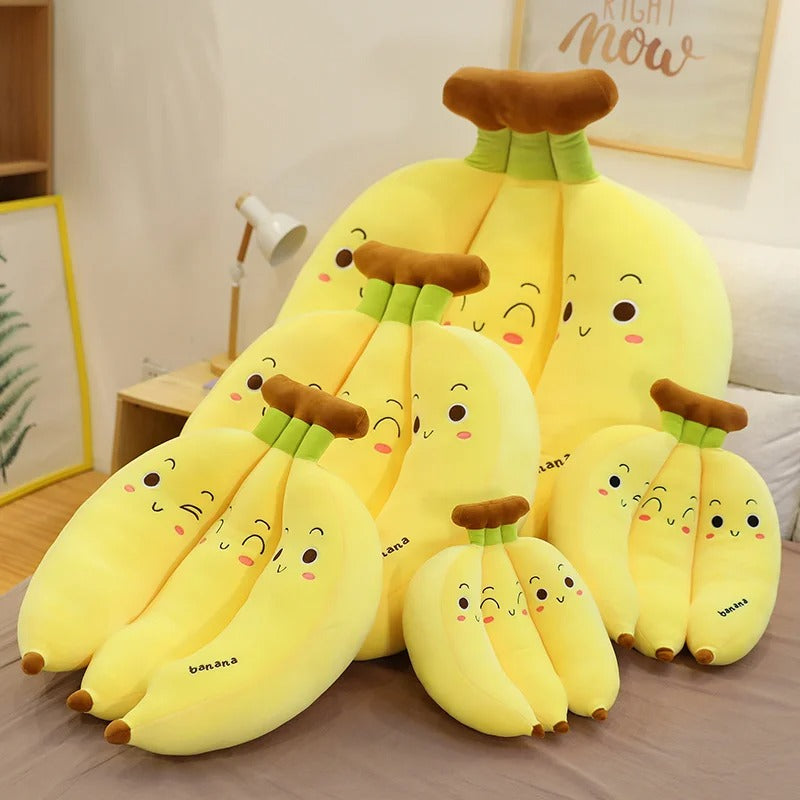Kawaii Banana Plush Pillow – Cute Soft Fruit Stuffed Toy