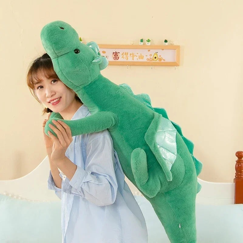 Giant Dragon Plush Toy – Soft Dinosaur Stuffed Animal