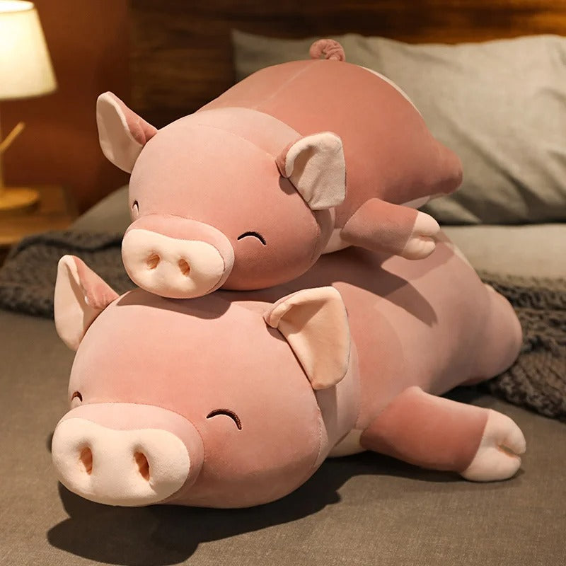 Cute Squishy Pig Plush Toy – Soft Piggy Pillow