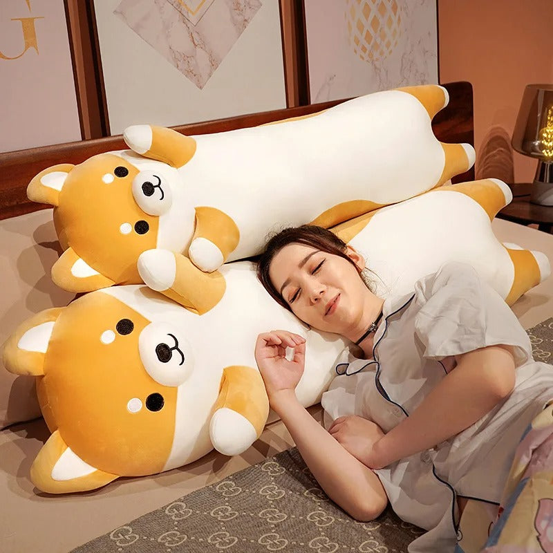 Cute Shiba Inu Plush Pillow – Soft Cuddly Dog Toy
