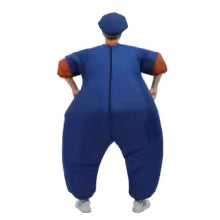 Inflatable Police Officer Costume – Funny Adult Halloween Outfit