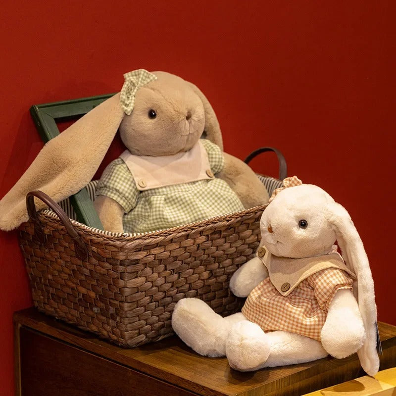 Adorable Bunny Plush Toy – Soft Floppy-Eared Rabbit with Cute Outfit