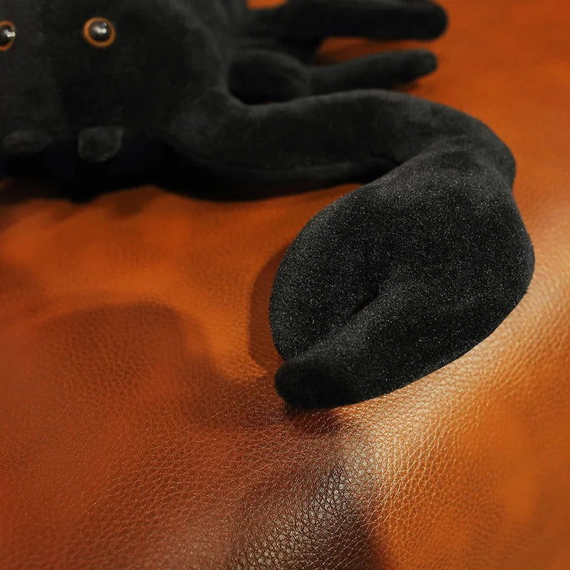 Lifelike Black Scorpion Plush Toy – Realistic Soft Stuffed Animal