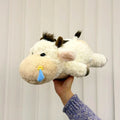 Soft Cow Plush Toy – Cute Huggable Farm Animal Pillow