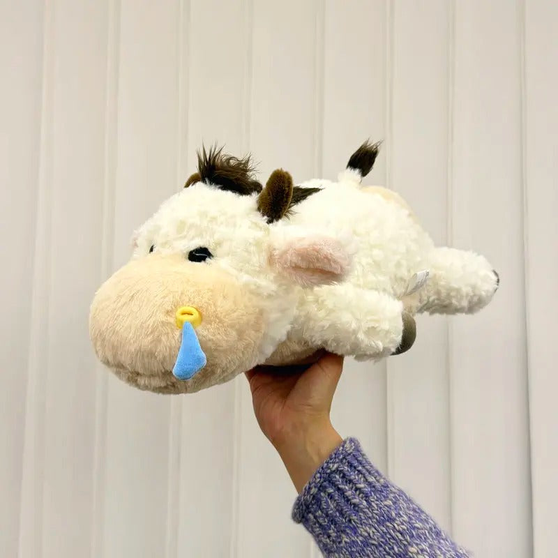 Soft Cow Plush Toy – Cute Huggable Farm Animal Pillow