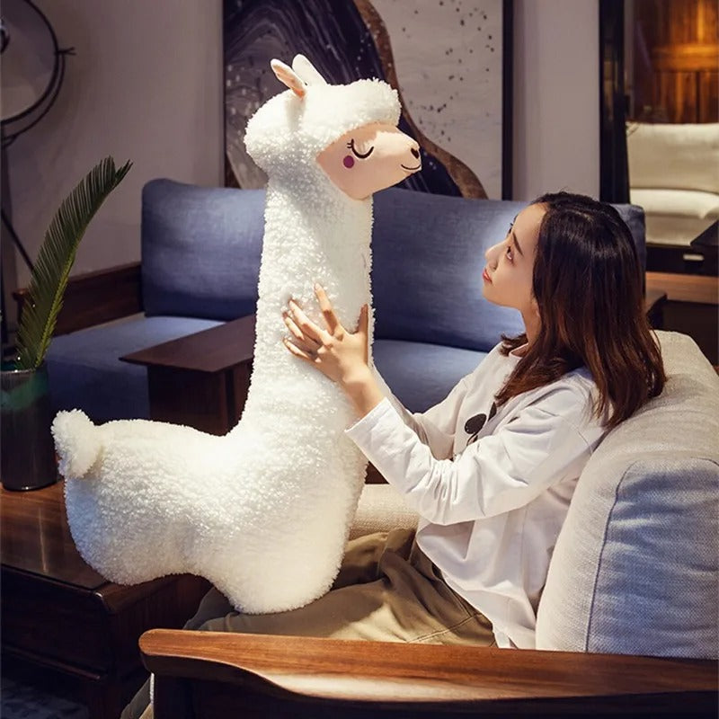 Lovely Alpaca Plush Toy – Soft Stuffed Llama Pillow