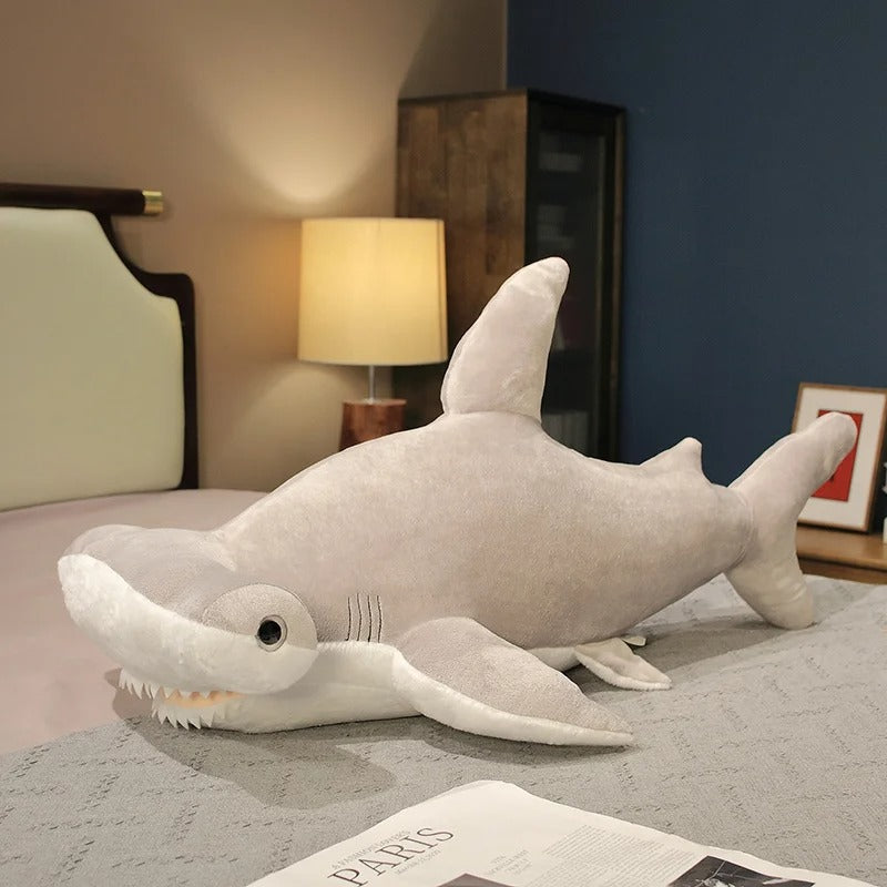 Giant Whale Plush Toy – Soft Huggable Ocean Animal Pillow