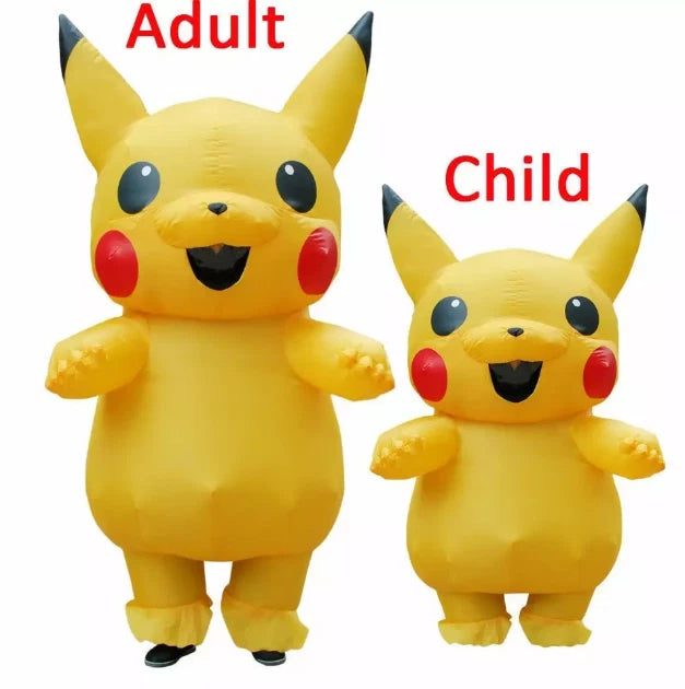 Pika Inflatable Mascot Costume – Adult Halloween Party Outfit