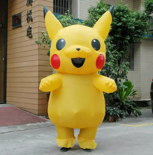 Pika Inflatable Mascot Costume – Adult Halloween Party Outfit