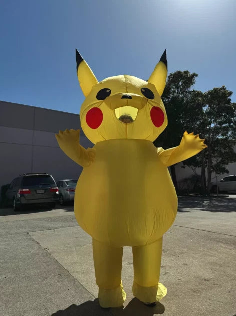 Pika Inflatable Mascot Costume – Adult Halloween Party Outfit